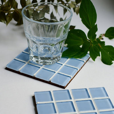 Mosaic Coasters - Baby Blue