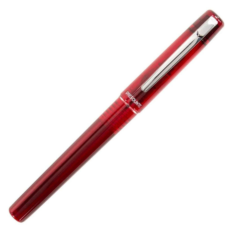 Platinum Prefounte Fountain Pen Crimson Red