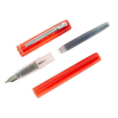 Platinum Prefounte Fountain Pen Vermillion Orange