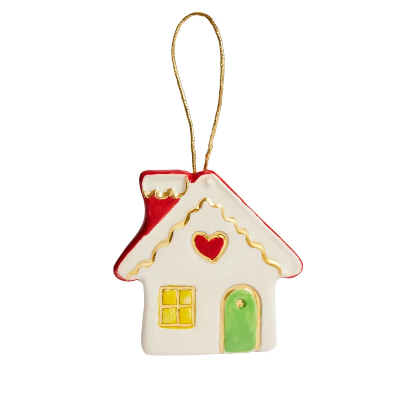 Gingerbread House Christmas Tree Ornament