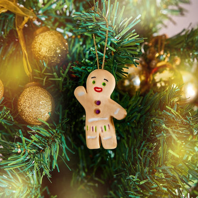 Gingerbread Man Christmas Tree Ornament