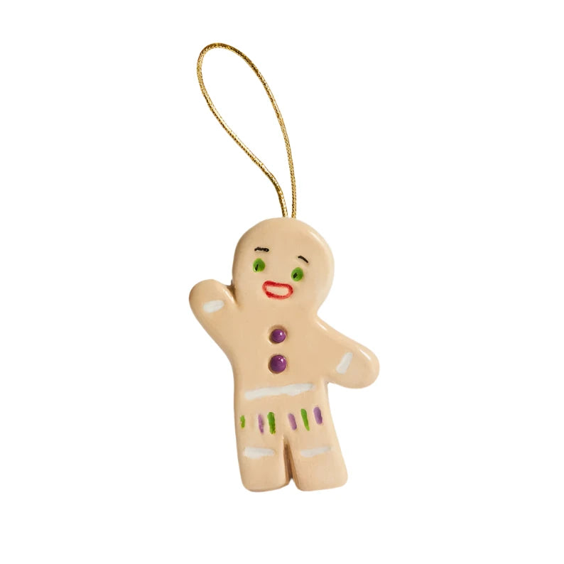 Gingerbread Man Christmas Tree Ornament