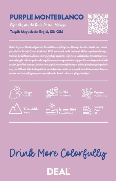 Purple Monteblanco Coffee