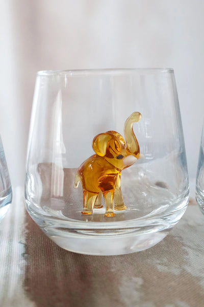 Elephant Figure Chubby Coffee Side Cup