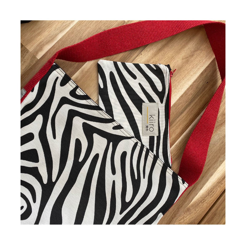 Zebra Patterned Wallet / Makeup Bag