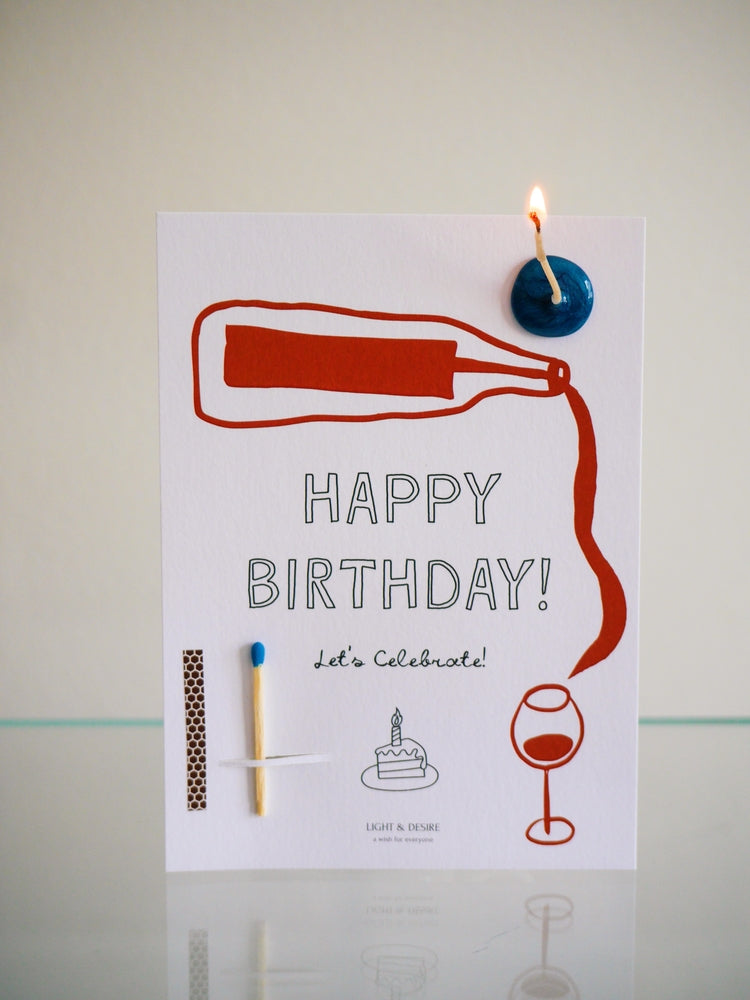 "Happy Birthday" Dilek Kartı