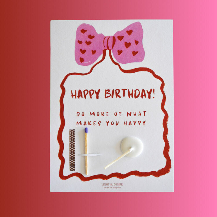 “Happy Birthday” Wish Card
