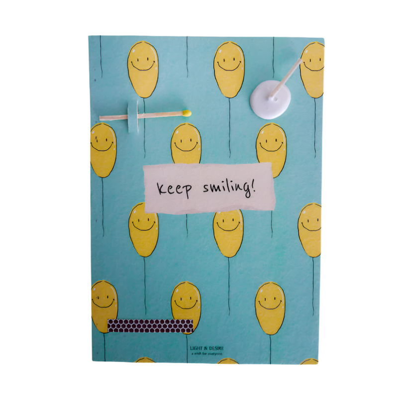 “Keep Smiling!” Wish Card