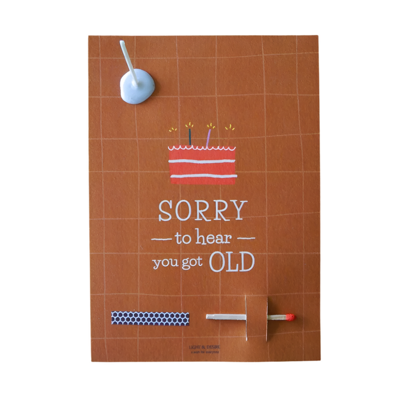 “Sorry To Hear…” Wish Card