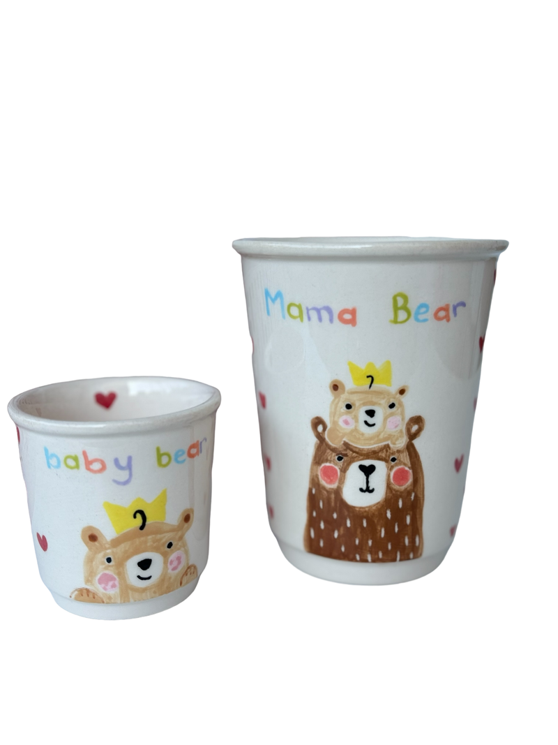 Mama & Baby Bear Cup Set