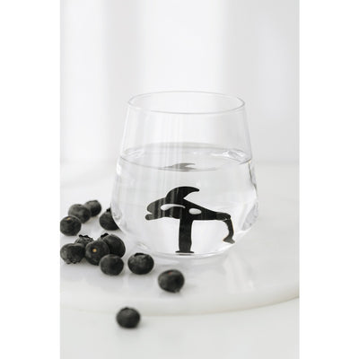 Orca Glass Water Cup
