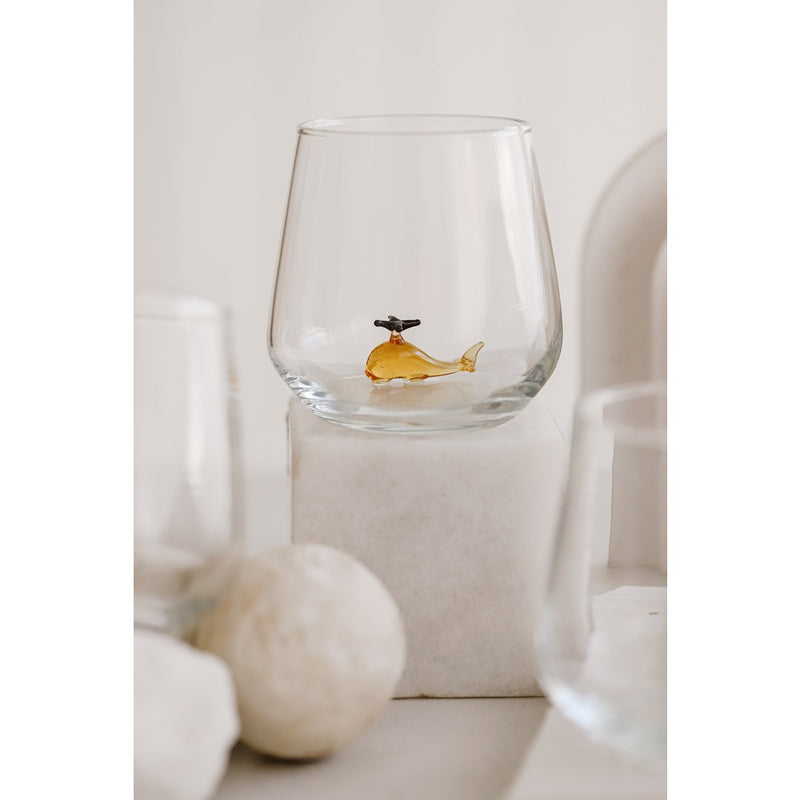 Helicopter Glass Water Cup