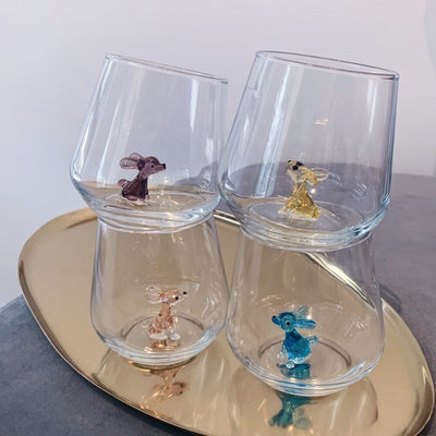 Rabbit Glass Water Cup