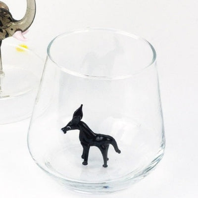 Donkey Glass Water Cup