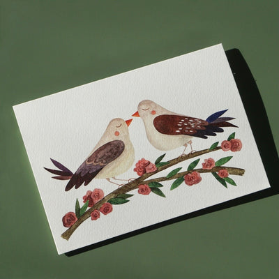 Greeting Card Birds