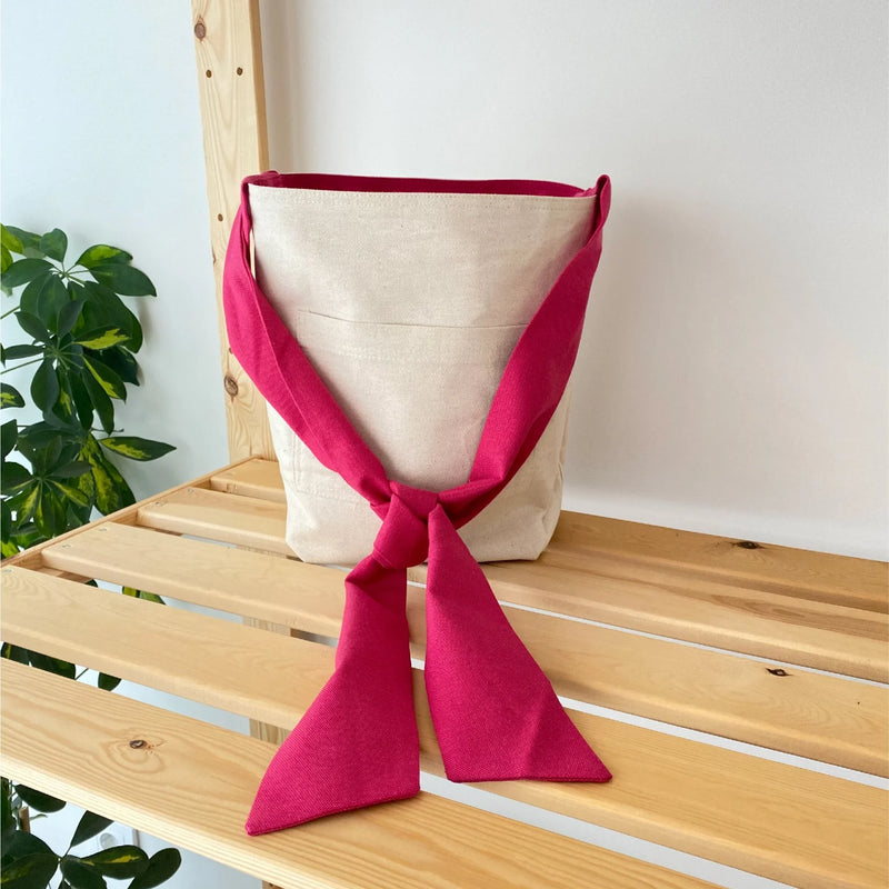 Pink Knotted Double Sided Bag