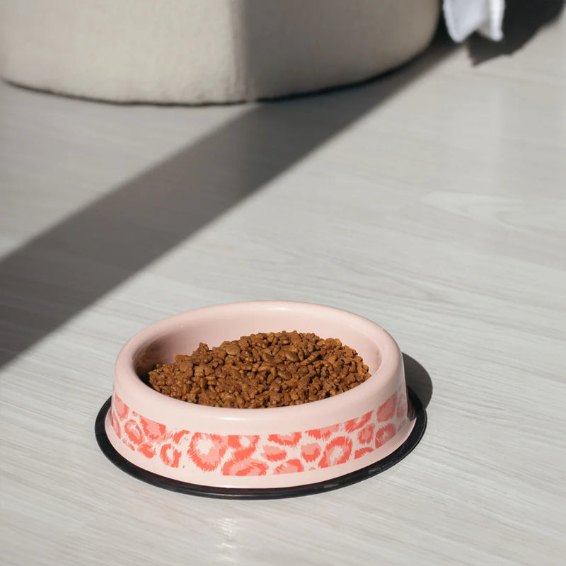 Cat/Dog Food Bowl Savage Pink