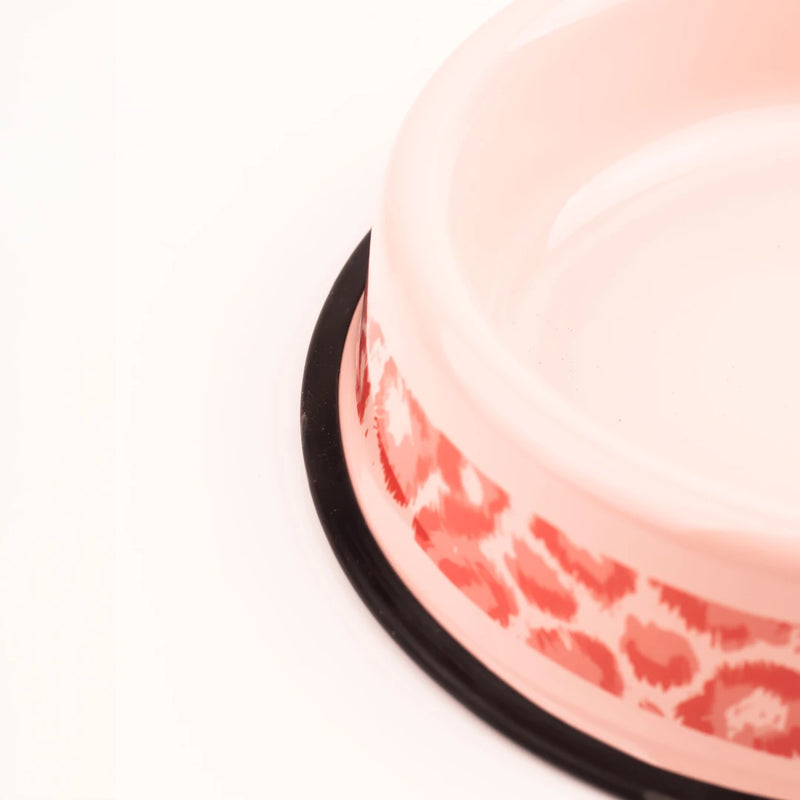 Cat/Dog Food Bowl Savage Pink