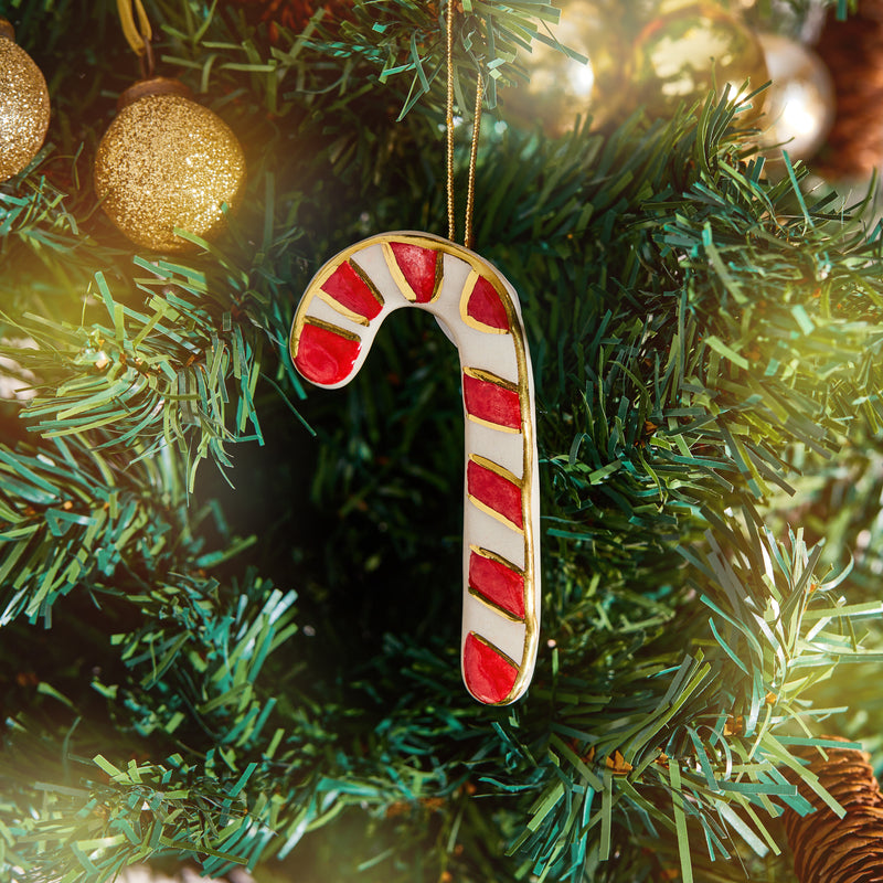 Candy Cane Christmas Tree Ornament