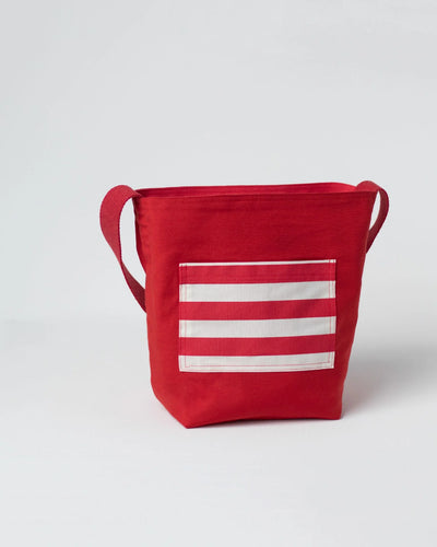 Red Striped Bag