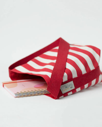 Red Striped Bag