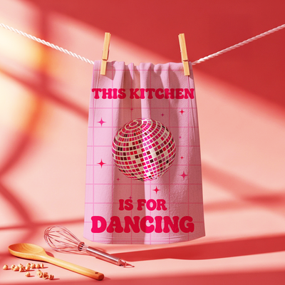 This Kitchen is for Dancing Kitchen Towel