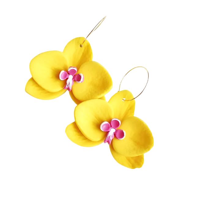 Orchid Earring