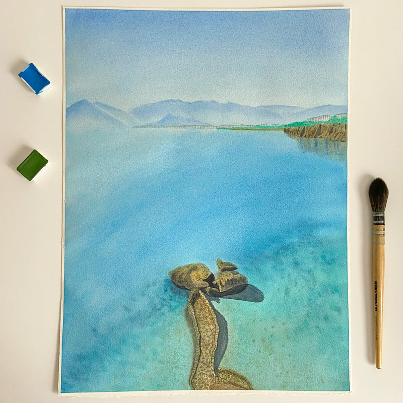 Mediterranean Watercolor Art Print - 2