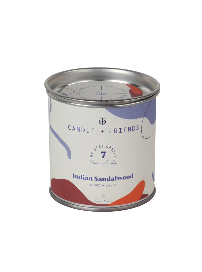 No.7 Indian Sandalwood Tin Candle