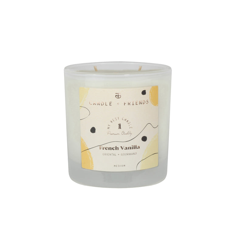 No.1 French Vanilla Glass Candle