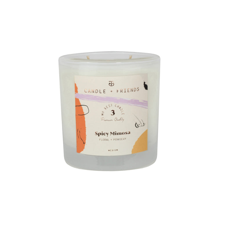 No.3 Spicy Mimosa Glass Candle