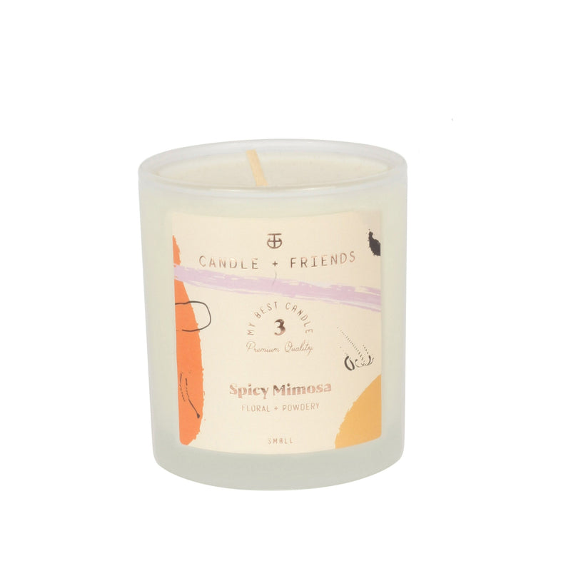 No.3 Spicy Mimosa Glass Candle