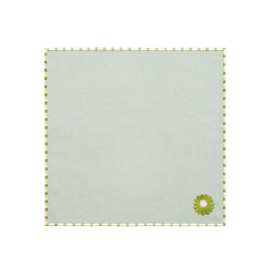 Floral Embroidered Viscose&Polyester Napkin