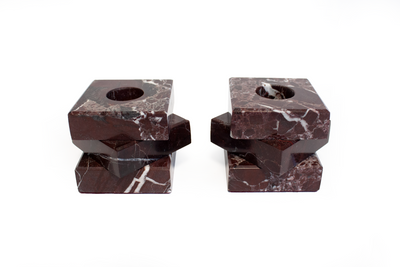 Rosso Cherry Square Single Candlestick
