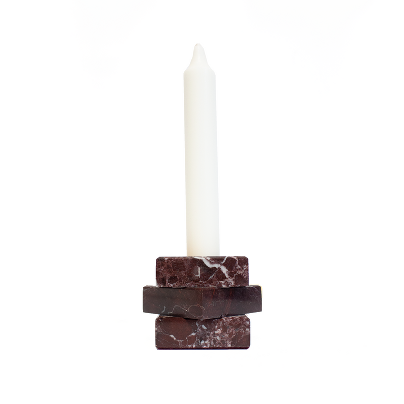 Rosso Cherry Square Single Candlestick