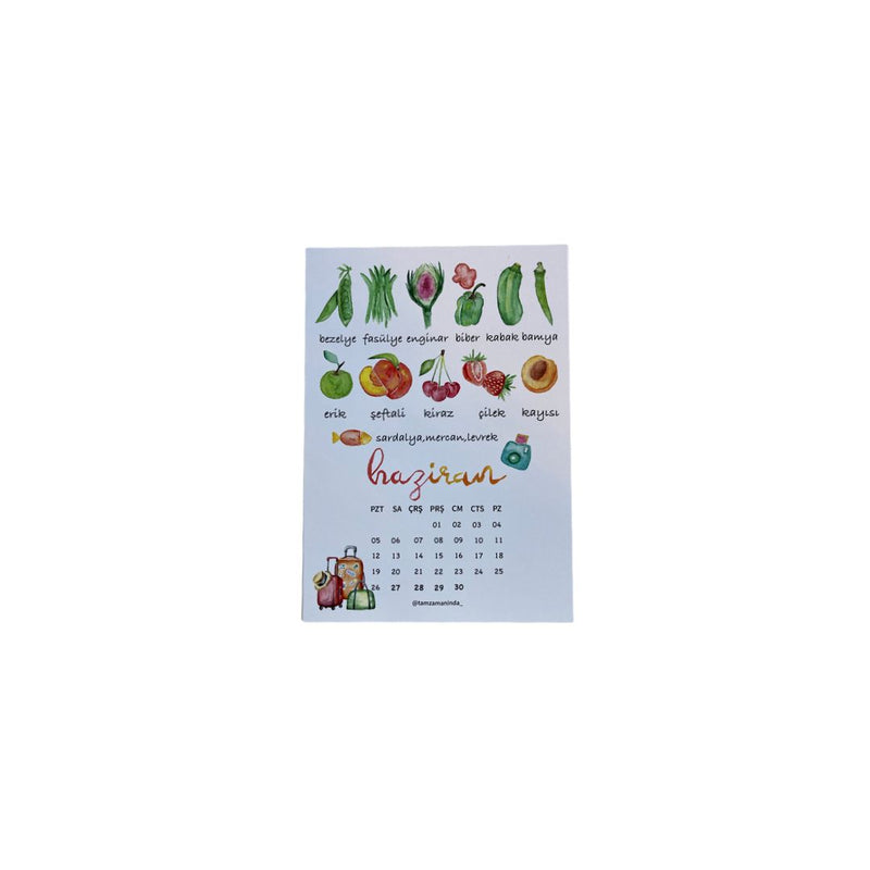 FRUIT AND VEGETABLE CALENDAR- 2023