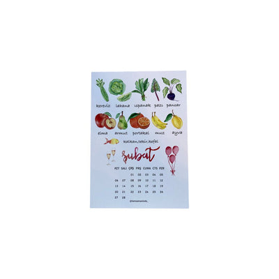 FRUIT AND VEGETABLE CALENDAR- 2023
