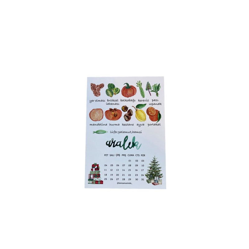 FRUIT AND VEGETABLE CALENDAR- 2023