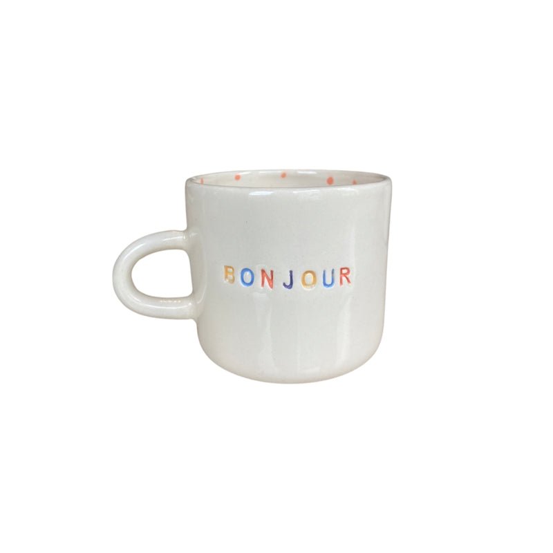 Bonjour Mug and Cup