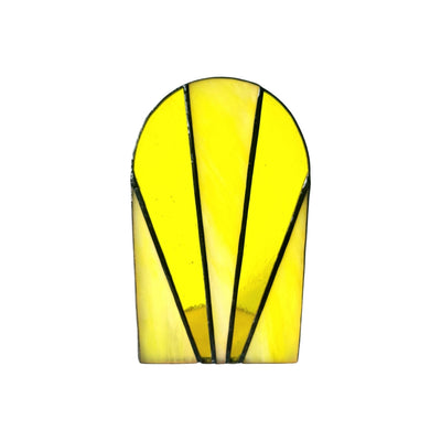 Fan Stained Glass Yellow