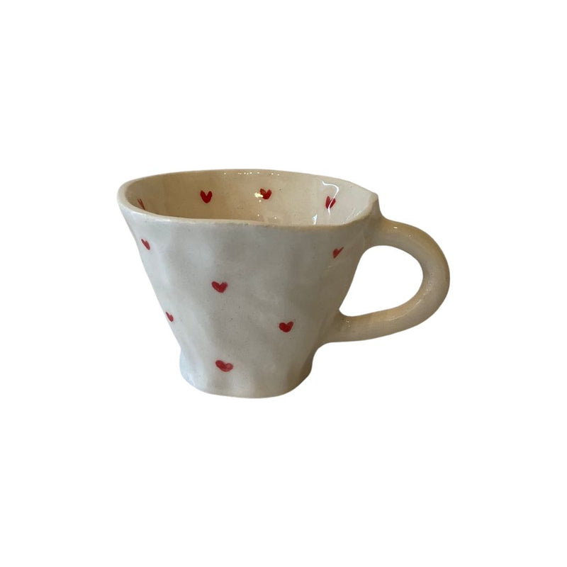 Heart Patterned Mini Mug