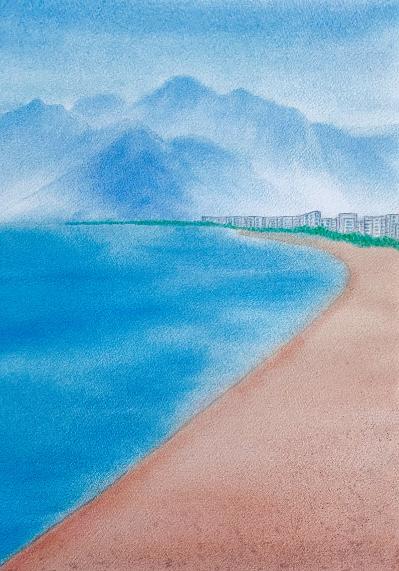 Mediterranean Watercolor Art Print - 1