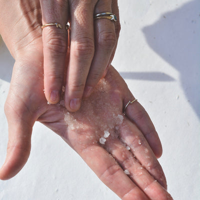 EUCALYPTUS CARDAMOM | salt scrub | hands + feet
