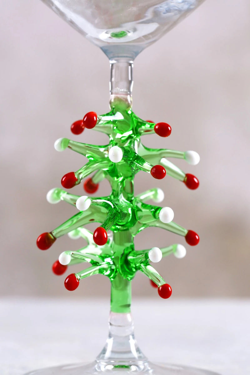 Christmas Pine Tree Goblet