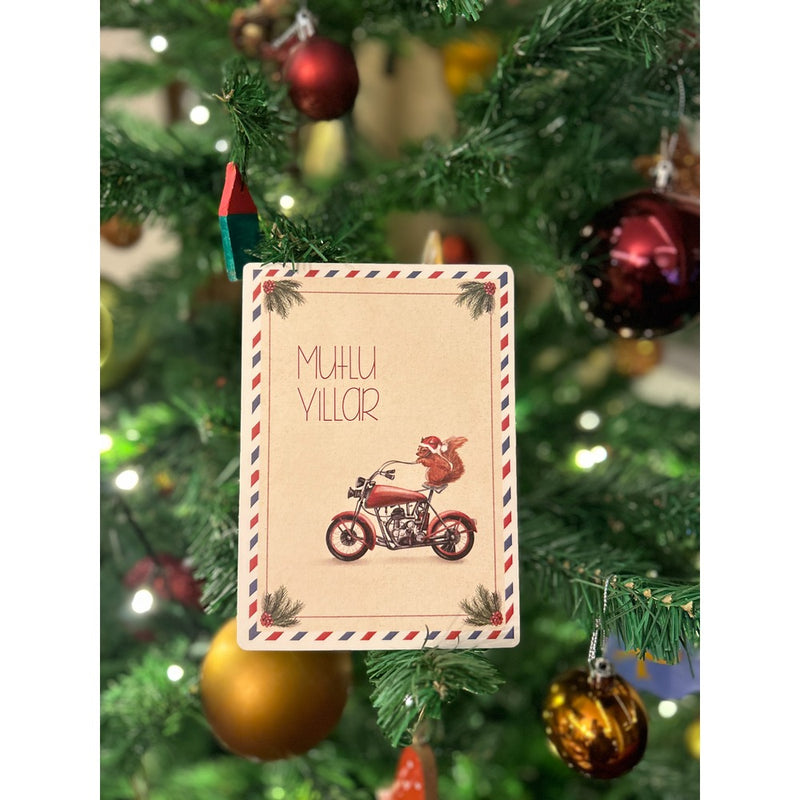 Motorcu Sincap Kartpostalı