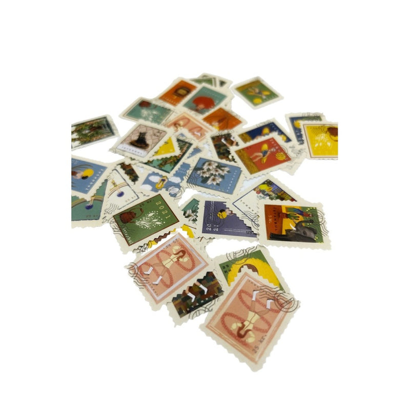 Nostalgic Stamp Sticker Set