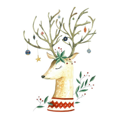 Christmas Postcard No.6 Deer