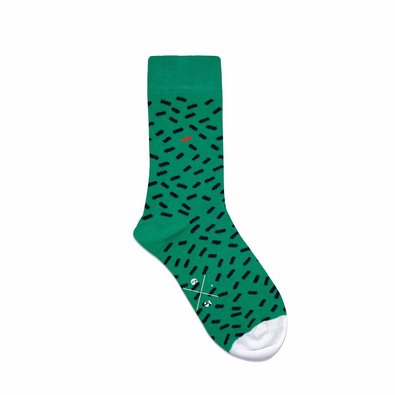 Sprinkles Green Socks