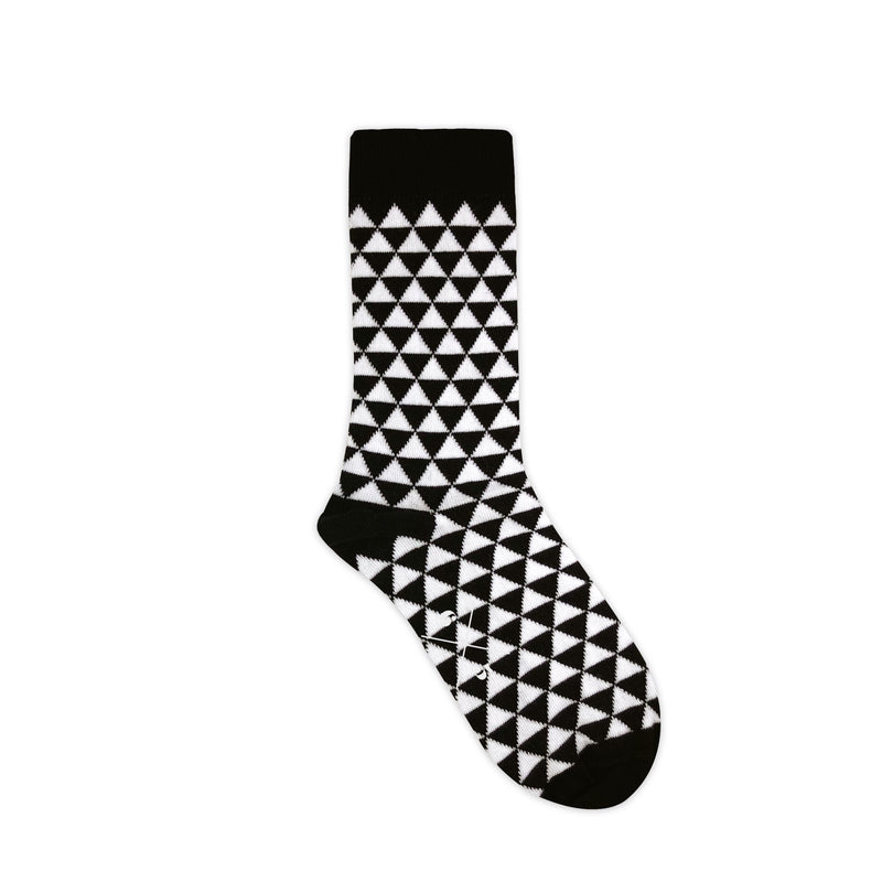 Triangle Siyah&Beyaz Çorap
